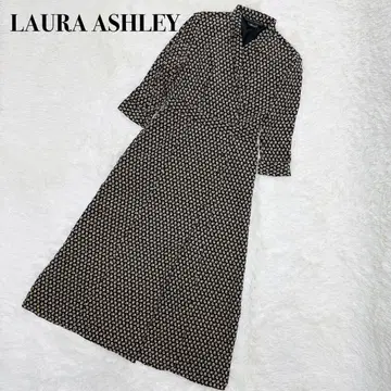 레어 새상품급 LAURA ASHLEY 로라 애슐리 꽃무늬 실크 원피스