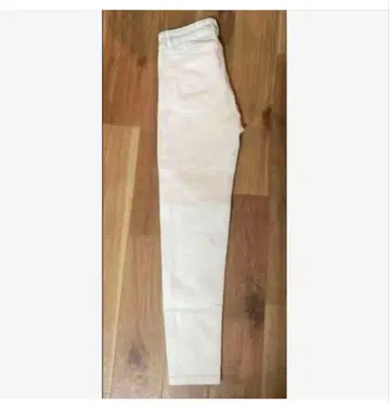 ZARA 로우라이즈 스키니 데님 화이트