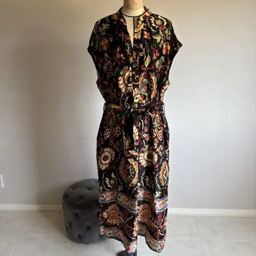 꽃무늬 롱 원피스 ZARA