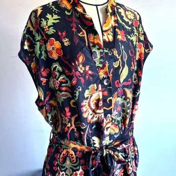 꽃무늬 롱 원피스 ZARA