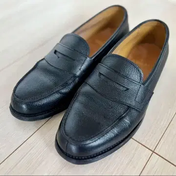 REGAL 로퍼 블랙 주름 가죽 24.5cm