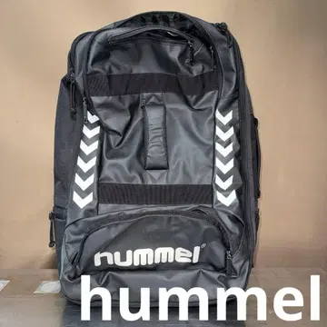 hummel 백팩 블랙 스트라이프 험멜