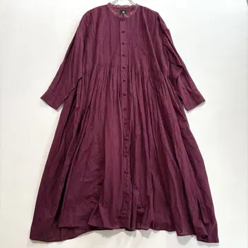 새상품급 메종드소일 핀턱 롱 원피스 코튼 100% 레이스