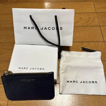 MARC JACOBS 네이비 가죽 카드 케이스