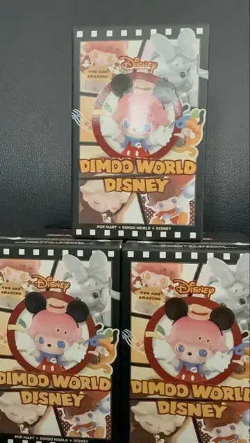POP MART DIMOO WORLD DISNEY 3개 세트