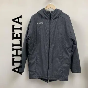 [ ATHLETA ] 나일론 충전솜 점퍼 그레이 L 축구 #2785