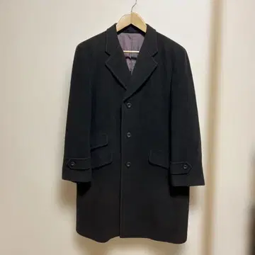 새상품급 Balestrino 다크 브라운 체스터 코트