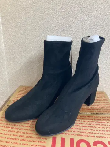 F-017-14 [ 새상품 ] 유니클로 스트레치 숏부츠 블랙 26cm