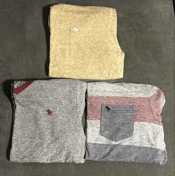 Abercrombie & Fitch 아바클로 티셔츠 3개 세트
