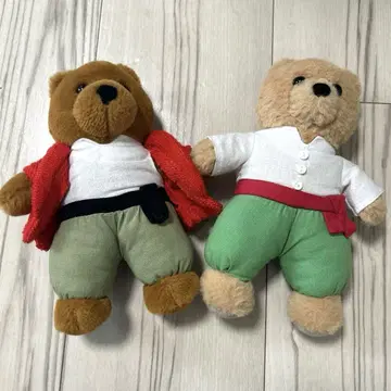 극단 사계 괴물의 아이 렌(큐타) 쿠마테츠 마스코트 베어 2체 세트