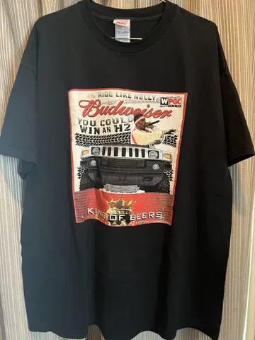 NELLY Budweiser tee raptee 랩 t셔츠