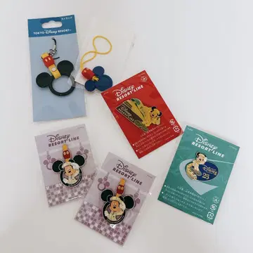 Disney RESORT LINE 핀 배지 세트