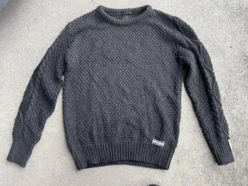Scotch & Soda 다크 그레이 케이블 니트 M