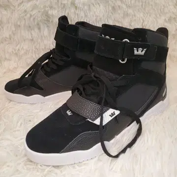 미사용급 SUPRA 하이컷 스니커즈 블랙