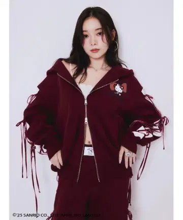 SNIDEL 택 포함 새상품 키티 콜라보 레이스업 팬츠