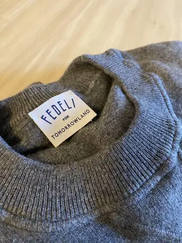 FEDEL 캐시미어 100% 이탈리아제 그레이 M 컨디션 최상