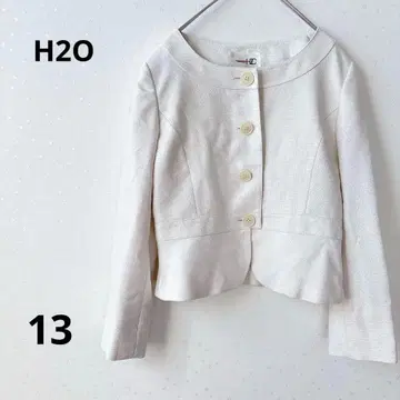 테일러드 자켓 빅 사이즈 라메 믹스 수트 세레모니 화이트 13호