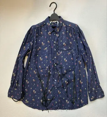 midorikawa 23ss 백 오픈 셔츠