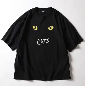 CATS 캐츠 T셔츠 반팔 블랙 L 프릭스스토어 별주