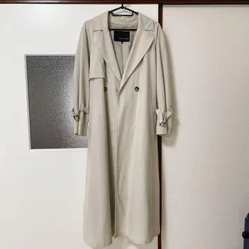 예카베카 YECCA VECCA 롱 트렌치코트 (라이트 그레이)