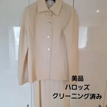 Harrods 해롯 크림 베이지 색상 셋업 새상품급