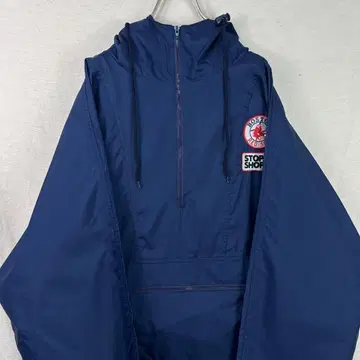 USA 구제 의류 00s red sox mlb 아노락 후드티 네이비