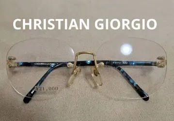 CHRISTIAN GIORGIO 오벌 안경 프레임