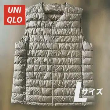UNIQLO 울트라 라이트 다운 다운 베스트 다크 브라운 L