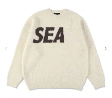 윈드앤씨 Shaggy BIGSEA Knit Sweater L