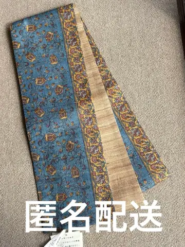 갤러리 린 반폭 오비 타서 실크 미사용 새상품