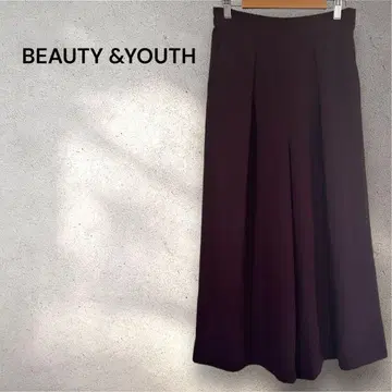 BEAUTY & YOUTH 와이드 팬츠 M 가우초 드레이프감 소재