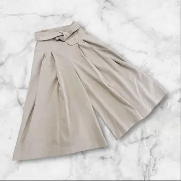 티아라 하의 플레어 팬츠 그레이 허리밴딩 사이즈 3 와이드