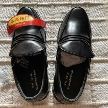Velen 남성용 비즈니스 슈즈 24.5cm 블랙 3E