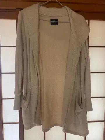theboutiqueBULSARA 후드 부착 오트밀 가디건