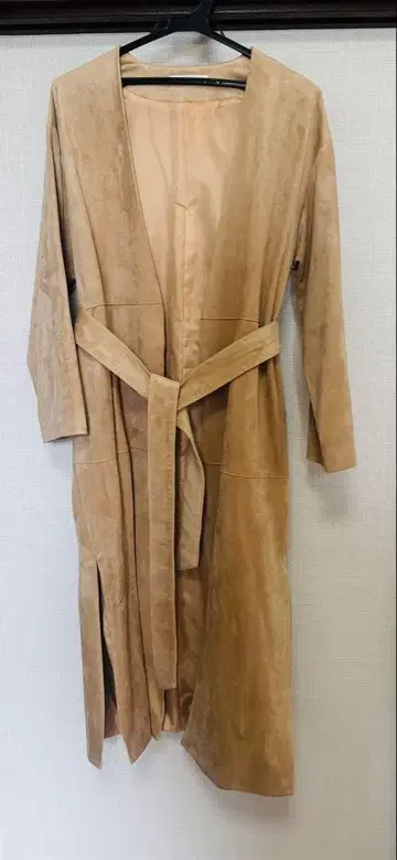 DouDou 롱 코트/트렌치코트