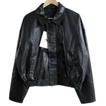 Student Apathy Fake Leather Zip Jacket M