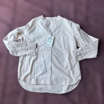 시착만 한 상품 MUJI 염색 셔츠 카키 S