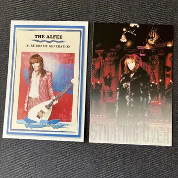 THE ALFEE 타카미자와 토시히코 님의 엽서 세트