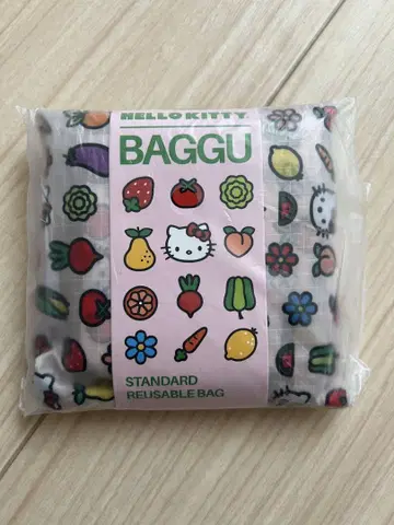 [ 새상품 ] BAGGU standard 헬로키티 에코백 백