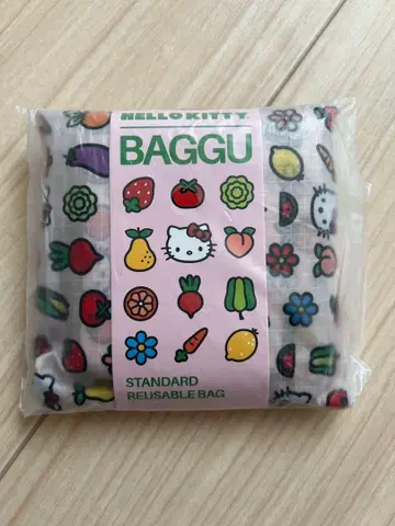 [ 새상품 ] BAGGU standard 헬로키티 에코백 백