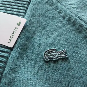 미사용 새상품 택 포함 신상 LACOSTE 틸 긴팔 가디건 36