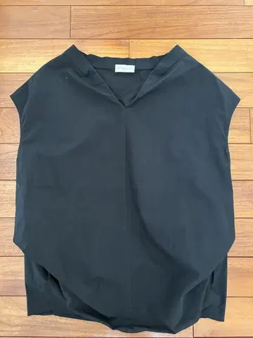 택 포함 새상품 DEUXIEME CLASSE 코튼 린넨 풀오버 블랙
