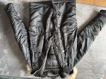 ALPHA INDUSTRIES 블랙 밀리터리 자켓 S