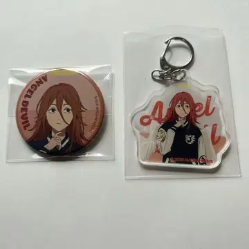 천사의 악마 캔뱃지 키링 체인소 맨 카페