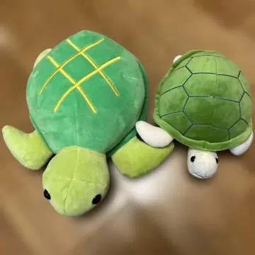 거북이 봉제 인형 2개 세트