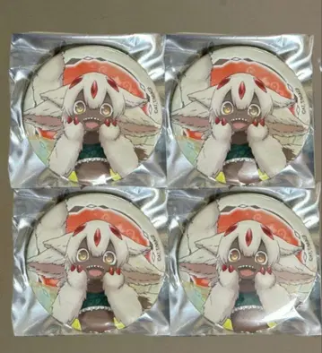 메이드 인 어비스 애니메가 소프맵 파프타 캔뱃지 4개 세트