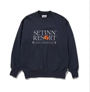 SETINN STN R.Crew 스웨트 네이비 M 사이즈