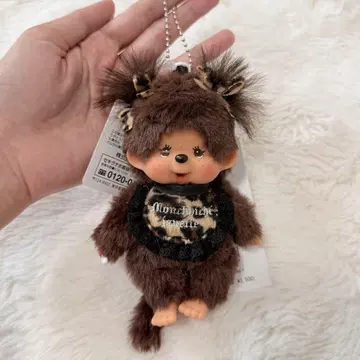 [ monchhichi x jouetie ] 레오파드 키체인