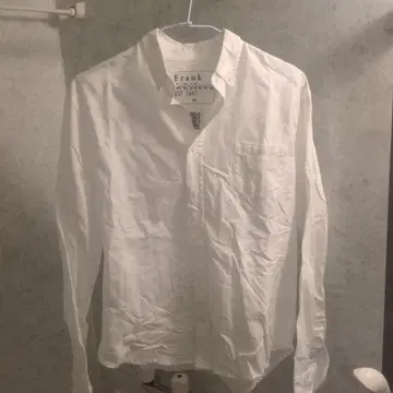 프랭크 & 아일린 화이트 긴팔 셔츠 XS