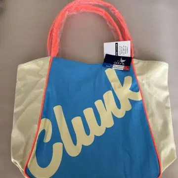 Clunk 토트백 파랑 크림